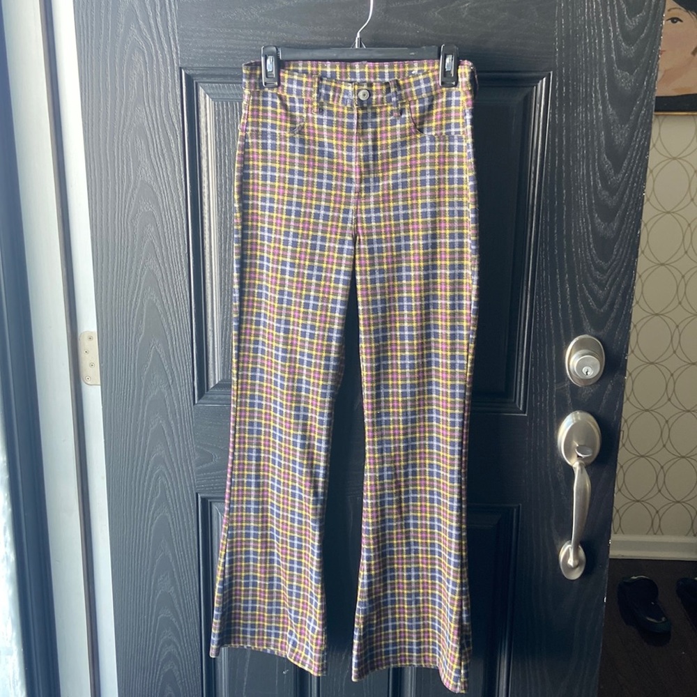 American Eagle Stretch Flare Knit Pants Size 6 Regular